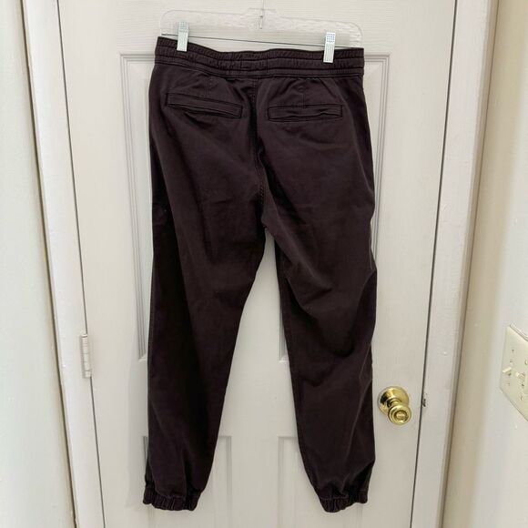 DUER Women’s Live Lite Jogger Pants Size Small Purple Eggplant Drawstring - Picture 3 of 10